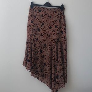 Animal print skirt